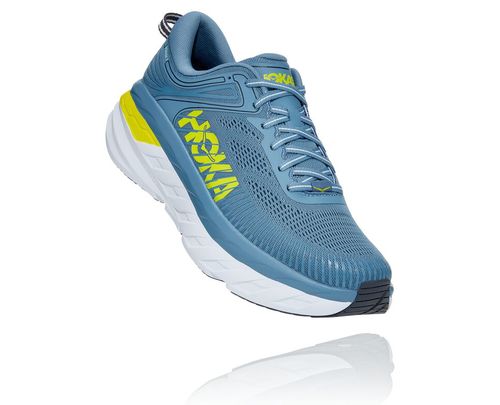 Hoka One One Bondi 7 Stabila Löparskor Herr Blå | 27RGWEHCZ