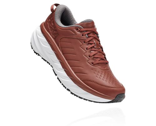 Hoka One One Bondi Sr Stabila Löparskor Herr Bruna Vita | 92OGBIUVT