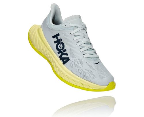 Hoka One One Carbon X 2 Stabila Löparskor Dam Blå Blommiga Gröna | 17QMUSNLT