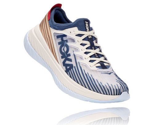 Hoka One One Carbon X-SPE Stabila Löparskor Unisex Vita | 19KMVIJUT