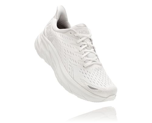 Hoka One One Clifton 8 Stabila Löparskor Dam Vita Vita | 45XBHSCDY