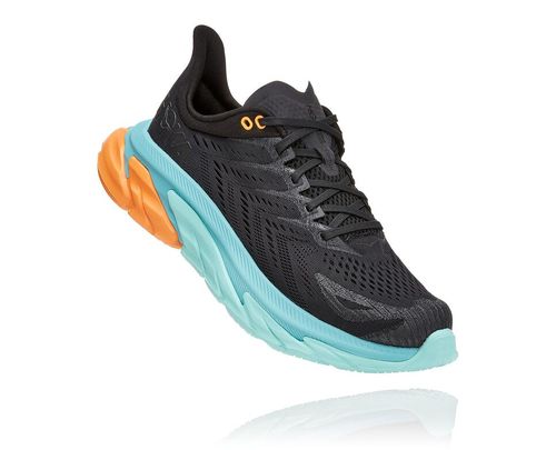 Hoka One One Clifton Edge Stabila Löparskor Herr Svarta | 36BQLNMHG