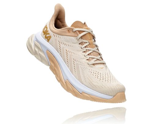 Hoka One One Clifton Edge Stabila Löparskor Herr Beige | 45XBGTZYJ