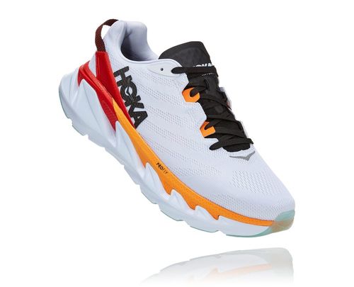 Hoka One One Elevon 2 Stabila Löparskor Herr Vita Orange | 83BLIDCXM