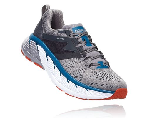 Hoka One One Gaviota 2 Stabila Löparskor Herr Frost Gray / Seaport | 08QULWZMP