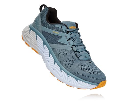 Hoka One One Gaviota 2 Stabila Löparskor Herr Lead / Anthracite | 91FWGENBL