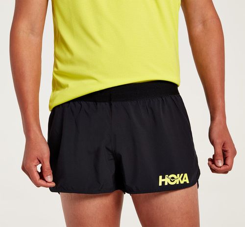 Hoka One One Performance Woven 2" Korta Shorts Herr Svarta | 81XAIVBME