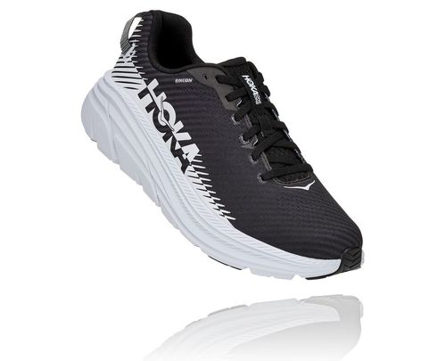 Hoka One One Rincon 2 Stabila Löparskor Herr Svarta Vita | 42ZGANMTW