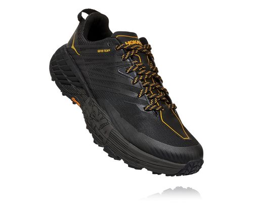 Hoka One One Speedgoat 4 GORE-TEX Trail löparskor Herr Mörkgrå | 02XIOURLN