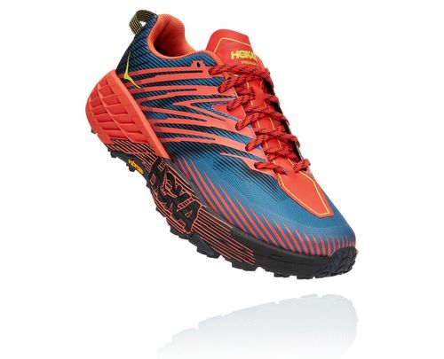 Hoka One One Speedgoat 4 Trail löparskor Herr Blå | 92GWPDEOY