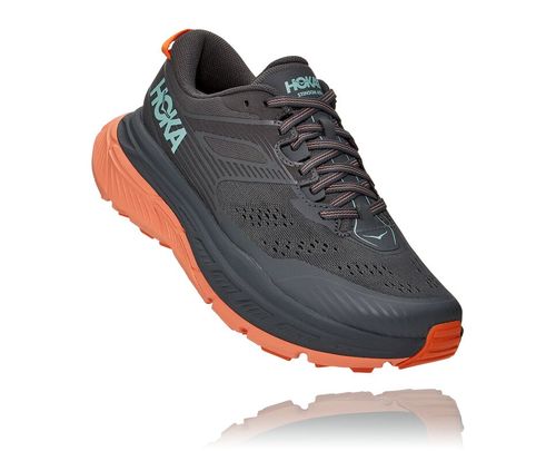 Hoka One One Stinson Atr 6 Trail löparskor Dam Castlerock / Cantaloupe | 98XEYZVAF