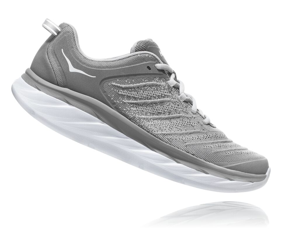 Hoka One One Akasa Stabila Löparskor Herr Frost Gray /Silver Sconce | 34CXDVPIT