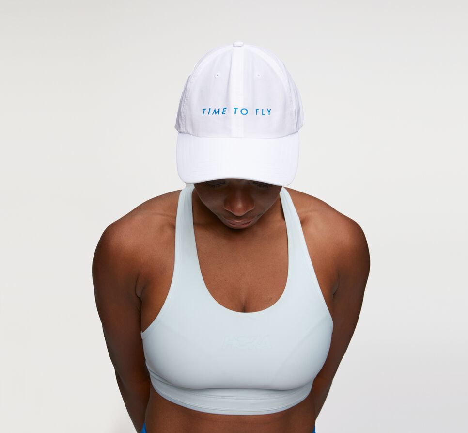 Hoka One One All-Day Hat Unisex Vita Blå | 19QMEPBWT