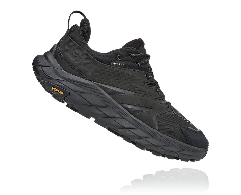 Hoka One One Anacapa Low GORE-TEX Vandringskängor Herr Svarta Svarta | 24WKSPAFE