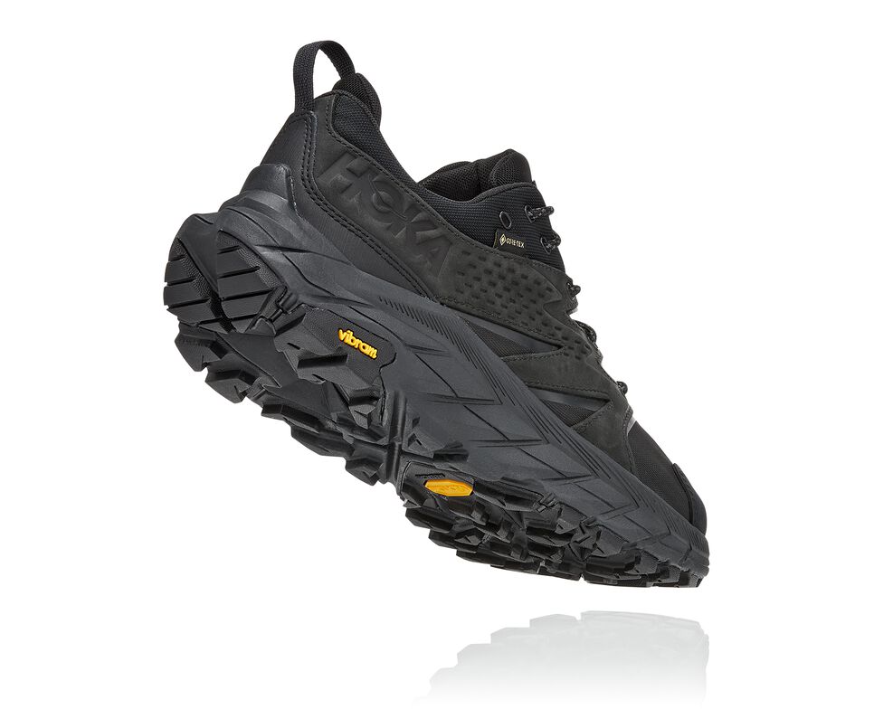 Hoka One One Anacapa Low GORE-TEX Vandringskängor Herr Svarta Svarta | 24WKSPAFE