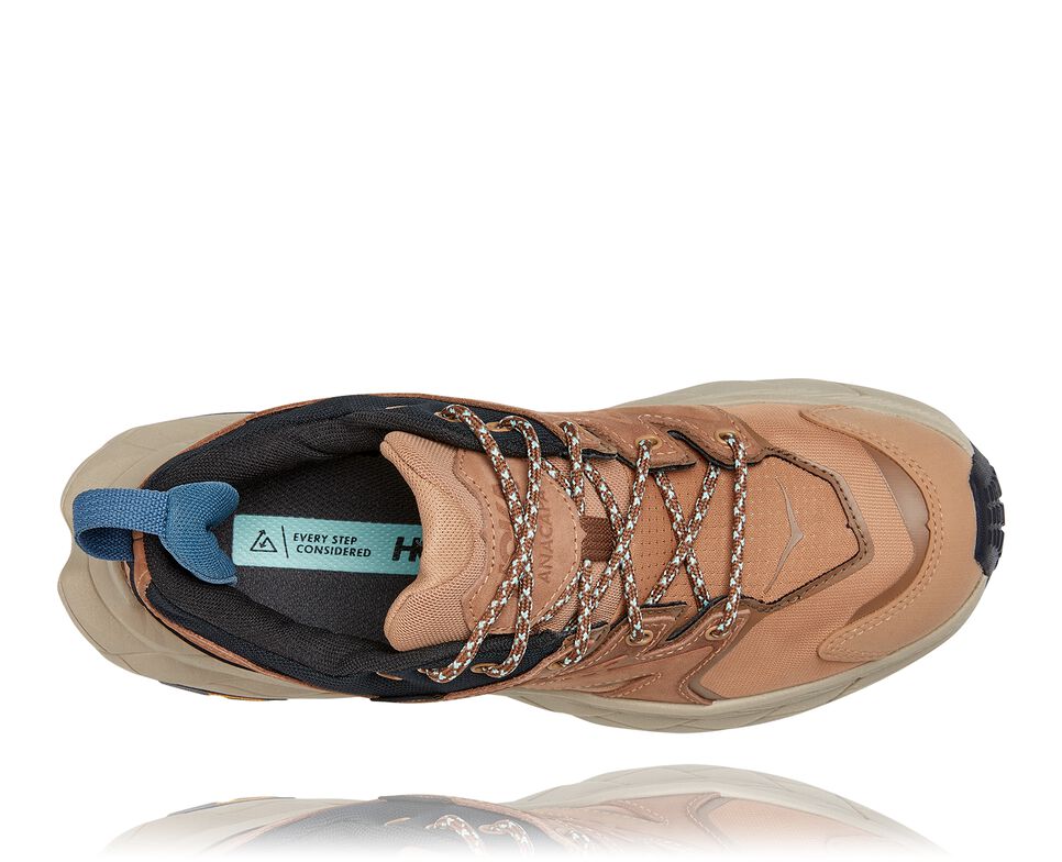 Hoka One One Anacapa Low GORE-TEX Vandringskängor Dam Svarta | 35RZODISF