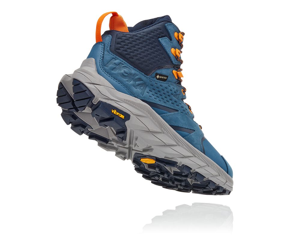 Hoka One One Anacapa Mid GORE-TEX Vandringskängor Herr Real Teal / Outer Space | 08SHGYAIB