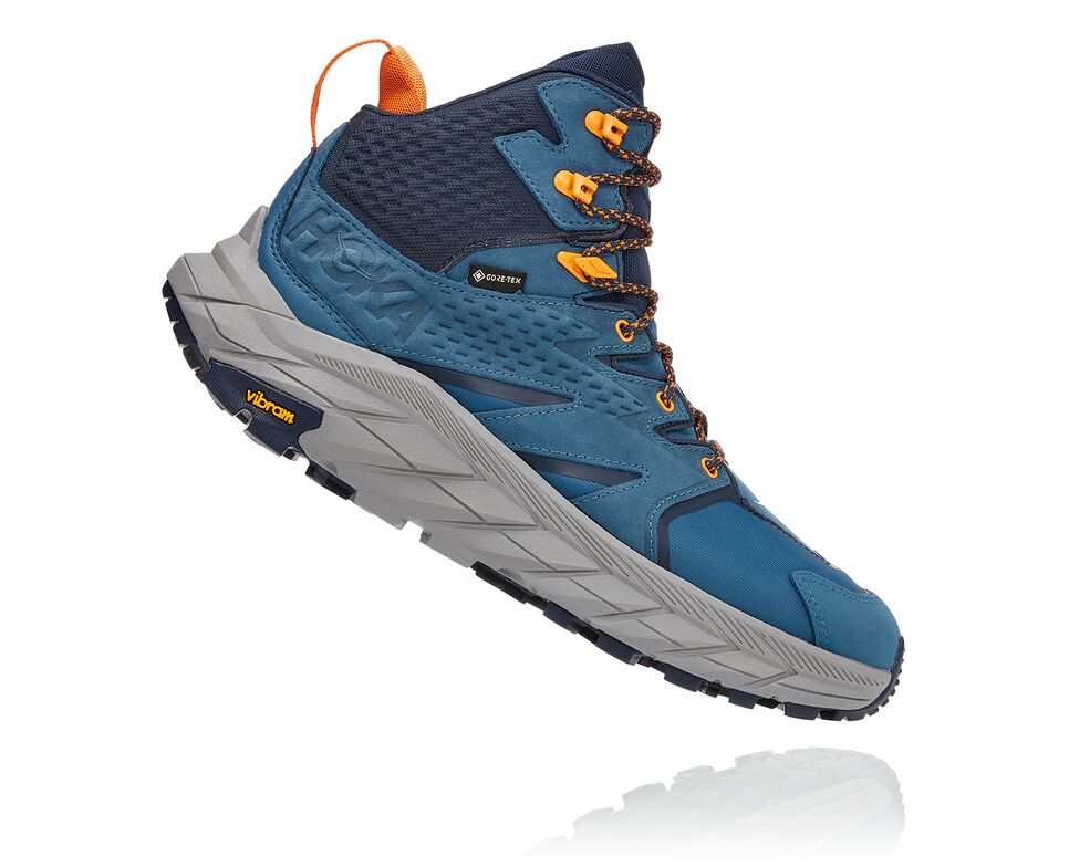 Hoka One One Anacapa Mid GORE-TEX Vandringskängor Herr Real Teal / Outer Space | 08SHGYAIB