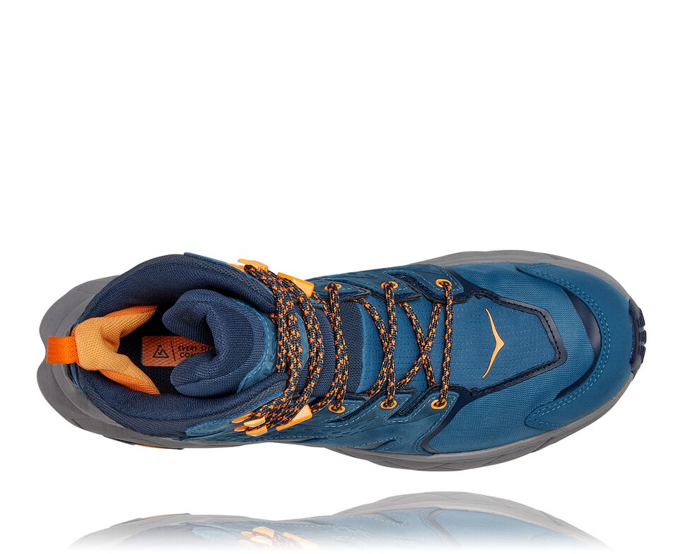 Hoka One One Anacapa Mid GORE-TEX Vandringskängor Herr Real Teal / Outer Space | 08SHGYAIB