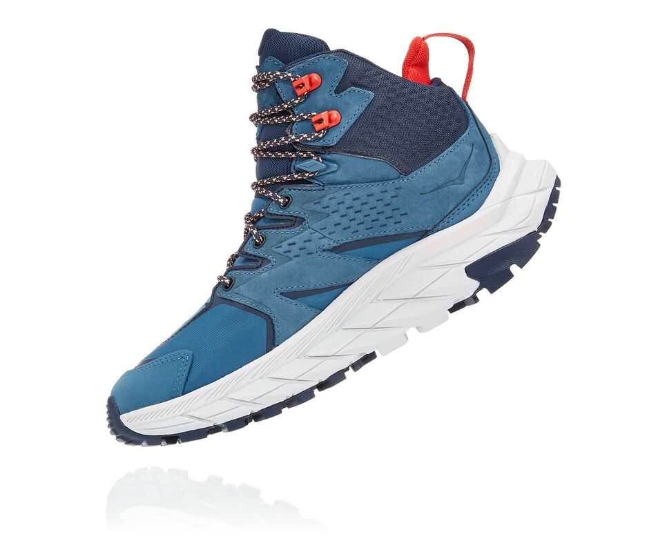 Hoka One One Anacapa Mid GORE-TEX Vandringskängor Dam Real Teal / Outer Space | 24PRXSJKO