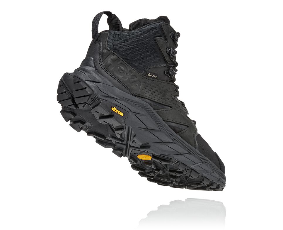 Hoka One One Anacapa Mid GORE-TEX Vandringskängor Herr Svarta Svarta | 25OXBQFEW