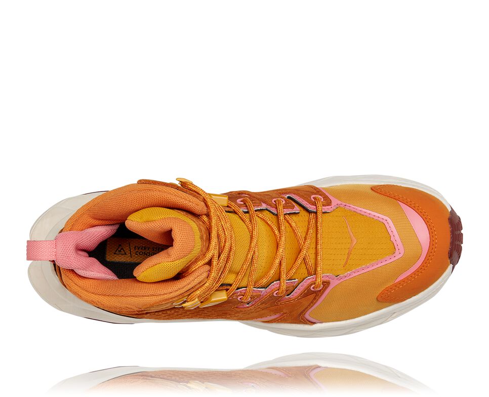 Hoka One One Anacapa Mid GORE-TEX Vandringskängor Dam Gula | 50KDTBMWQ