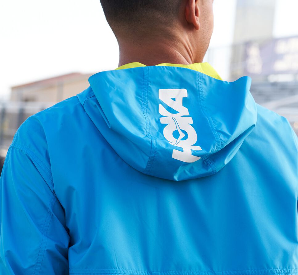 Hoka One One Anorak Packable Lätta Jacka Unisex Blå | 58WSGOTAI