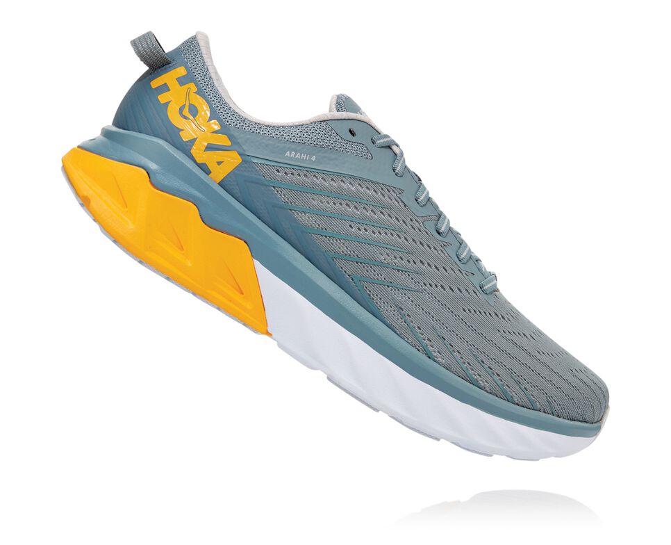 Hoka One One Arahi 4 Stabila Löparskor Herr Lead / Lunar Rock | 21EXNDHUM