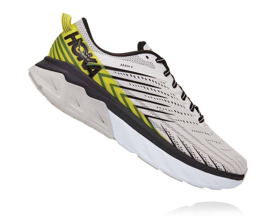 Hoka One One Arahi 4 Stabila Löparskor Herr Nimbus Cloud / Anthracite | 29DNOYQCW