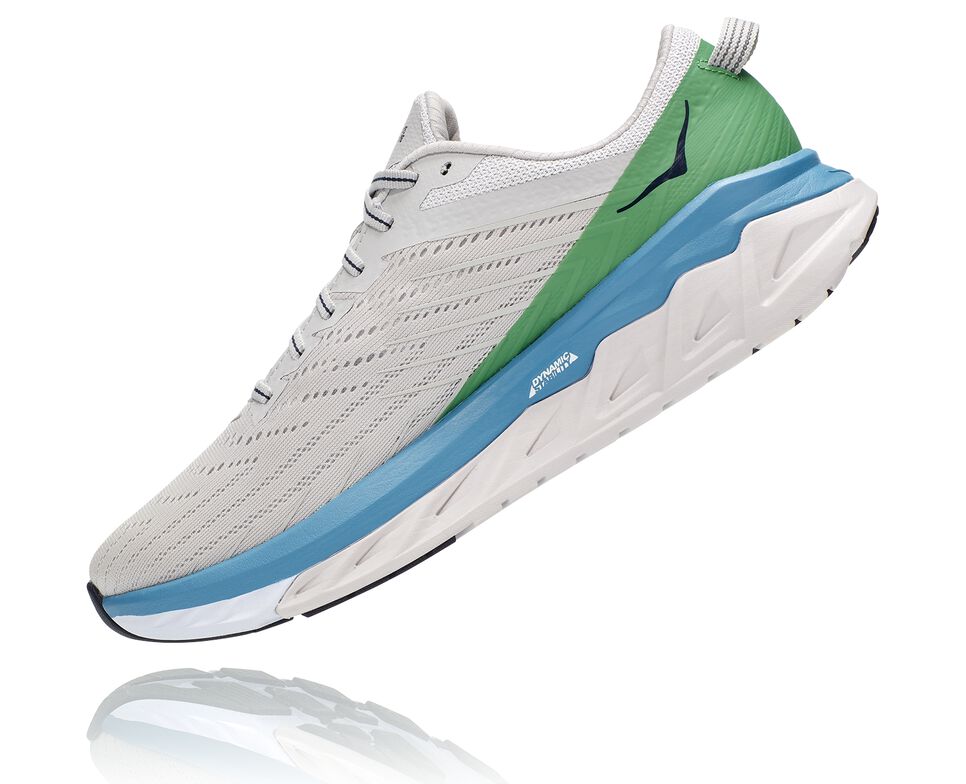 Hoka One One Arahi 4 Stabila Löparskor Herr Lunar Rock / Nimbus Cloud | 61DBVGAKT