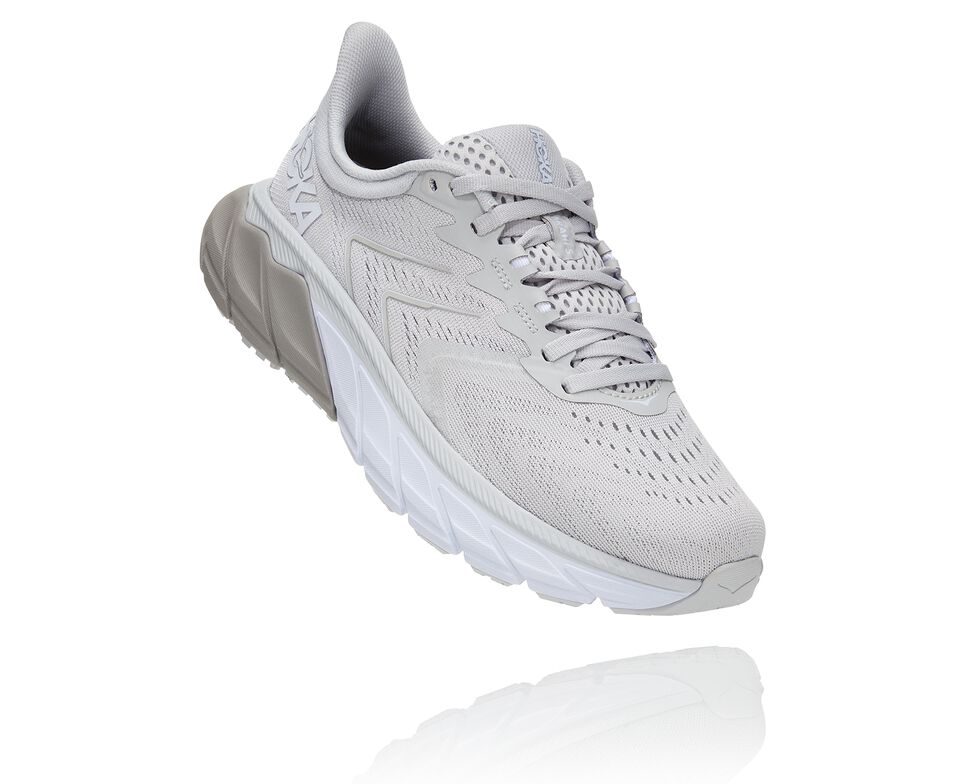 Hoka One One Arahi 5 Stabila Löparskor Dam Lunar Rock / Drizzle | 05VSHYCGI