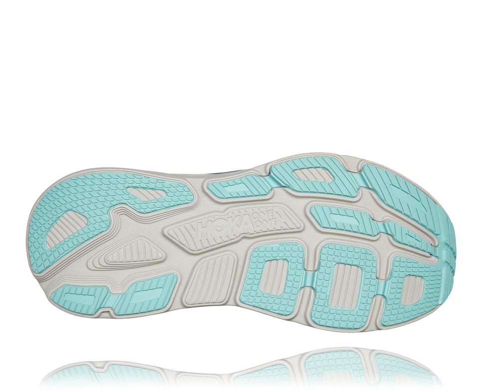 Hoka One One Bondi 7 Stabila Löparskor Herr Real Teal / Outer Space | 41XOFSPAG