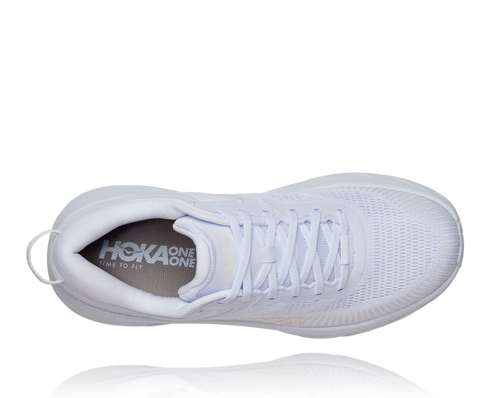 Hoka One One Bondi 7 Stabila Löparskor Herr Vita Vita | 58KTYMZBS