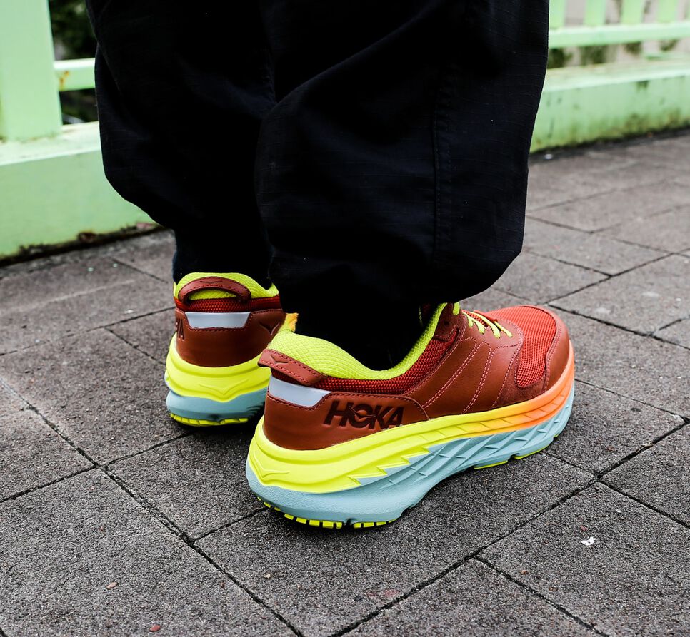 Hoka One One Bondi L Stabila Löparskor Unisex Auburn / Chili | 60FMSHCDA