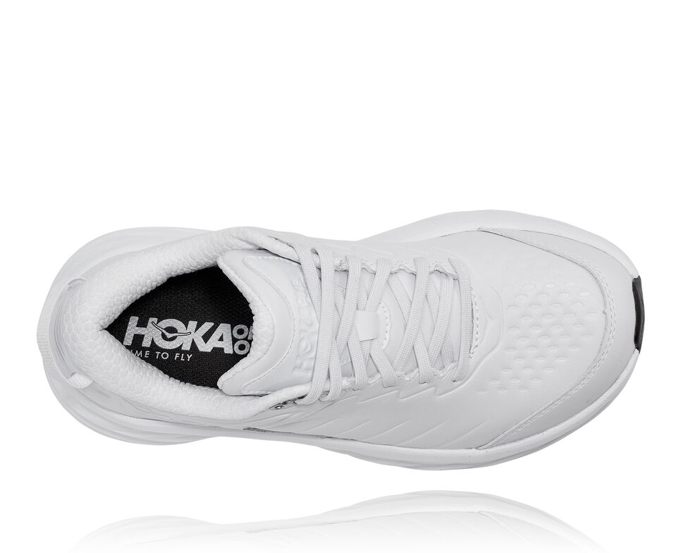 Hoka One One Bondi Sr Stabila Löparskor Dam Vita | 06DXZGOBW