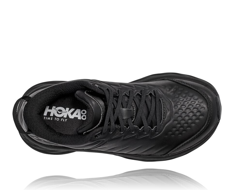 Hoka One One Bondi Sr Stabila Löparskor Dam Svarta Svarta | 74KTNZBJL