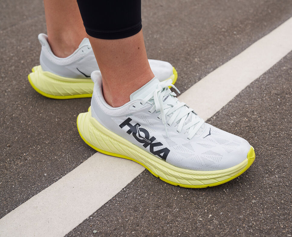 Hoka One One Carbon X 2 Stabila Löparskor Dam Blå Blommiga Gröna | 17QMUSNLT