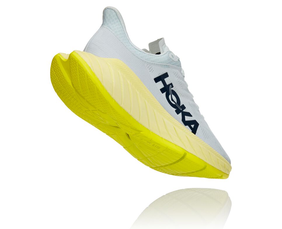 Hoka One One Carbon X 2 Stabila Löparskor Dam Blå Blommiga Gröna | 17QMUSNLT