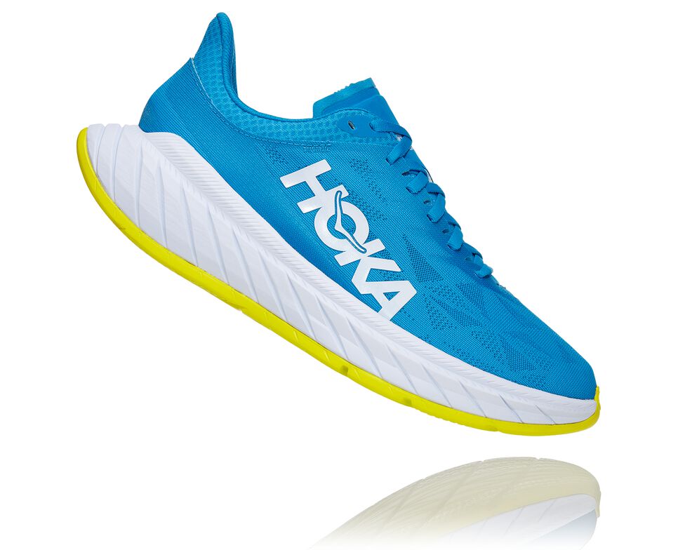 Hoka One One Carbon X 2 Stabila Löparskor Herr Blå | 69EYZWTCS