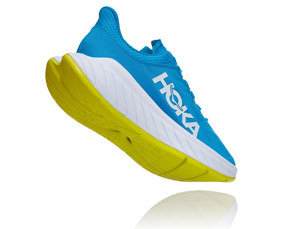 Hoka One One Carbon X 2 Stabila Löparskor Herr Blå | 69EYZWTCS