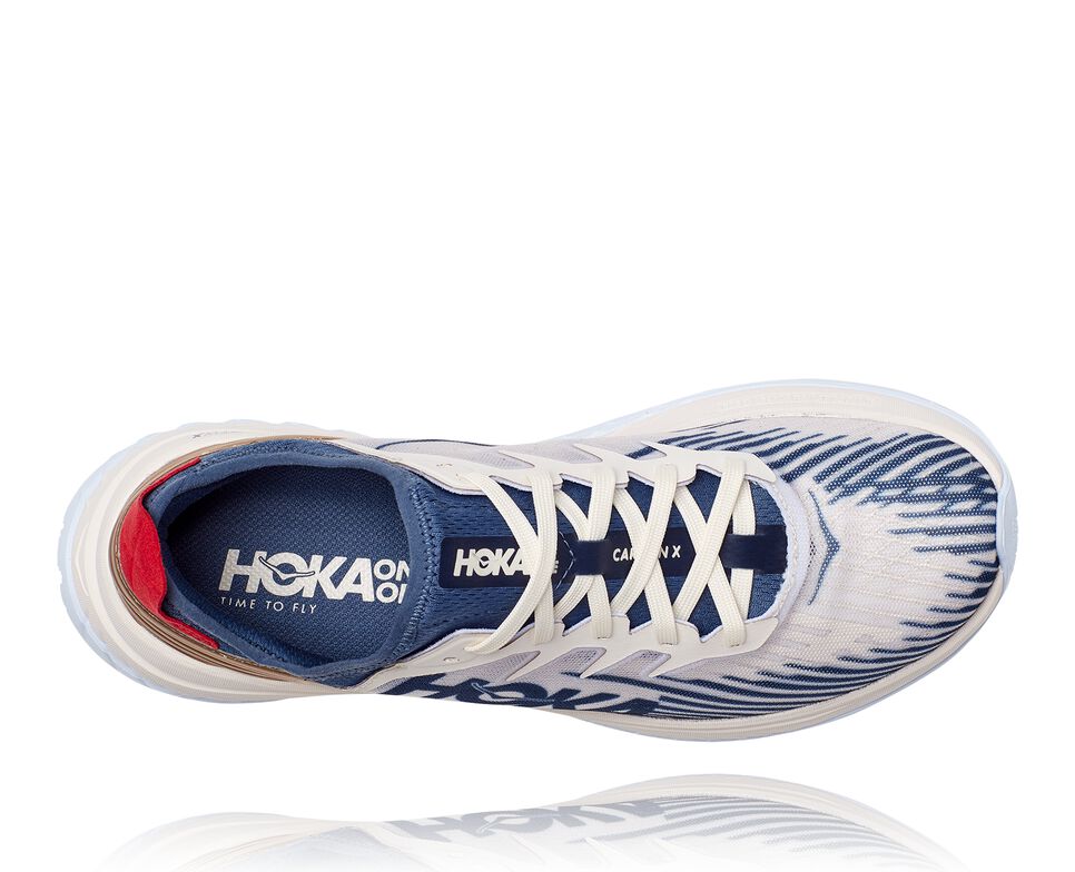 Hoka One One Carbon X-SPE Stabila Löparskor Unisex Vita | 13PNTUZME