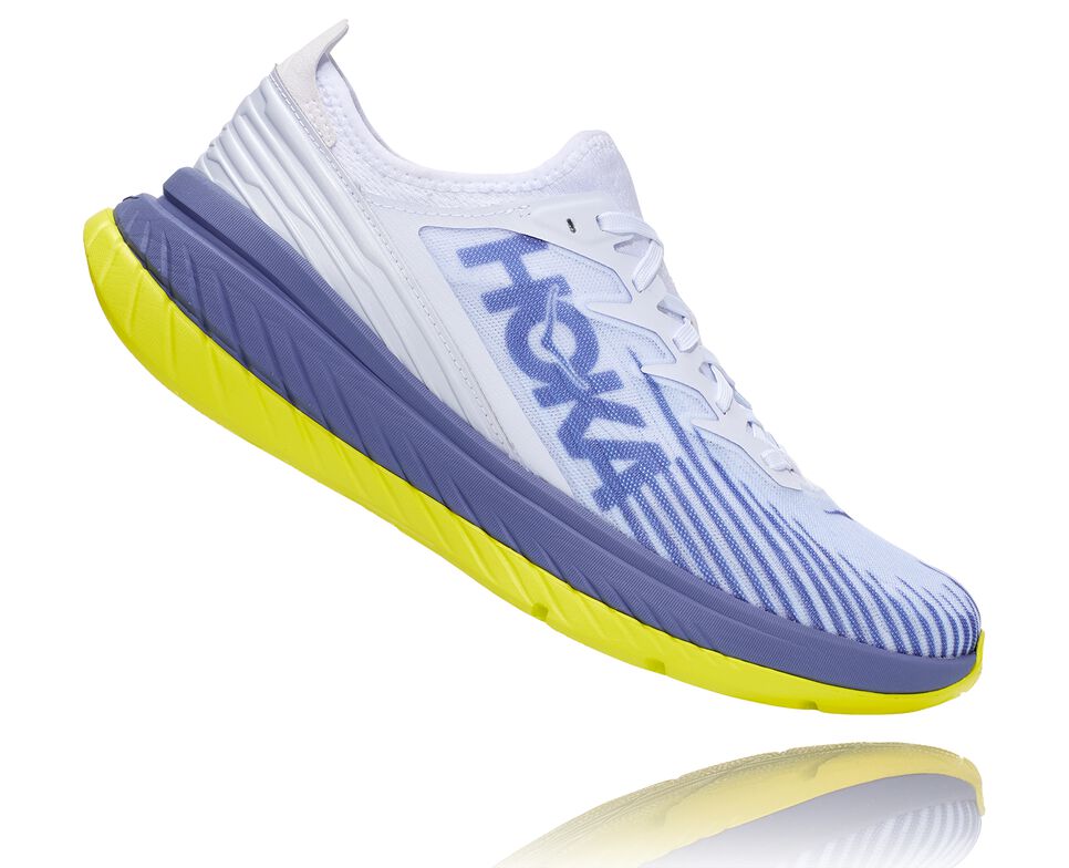 Hoka One One Carbon X-SPE Stabila Löparskor Unisex Vita Blå | 56HEJSWYD