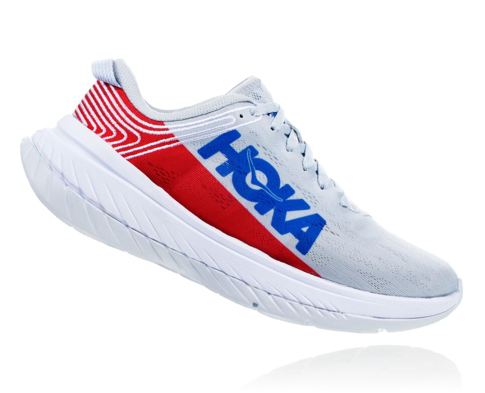 Hoka One One Carbon X Stabila Löparskor Herr Blå | 52SVBFGUA