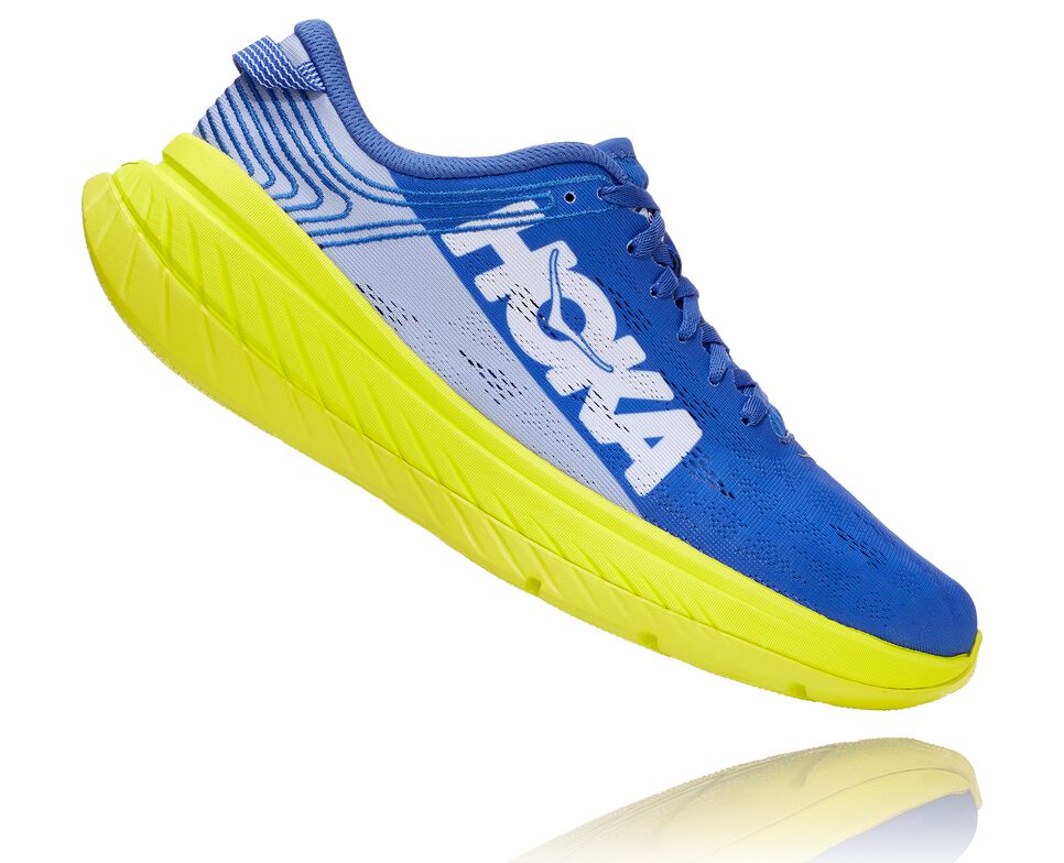 Hoka One One Carbon X Stabila Löparskor Herr Blå | 60CKGUQFO