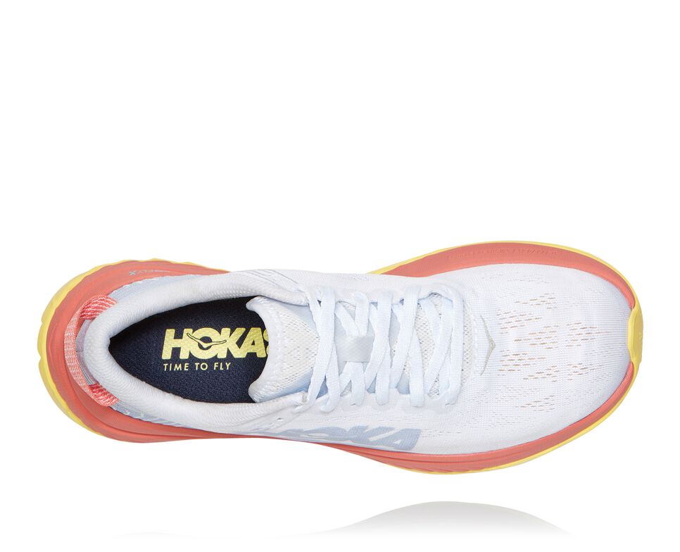 Hoka One One Carbon X Stabila Löparskor Dam Nimbus Cloud / Lantana | 63QZHLXWJ