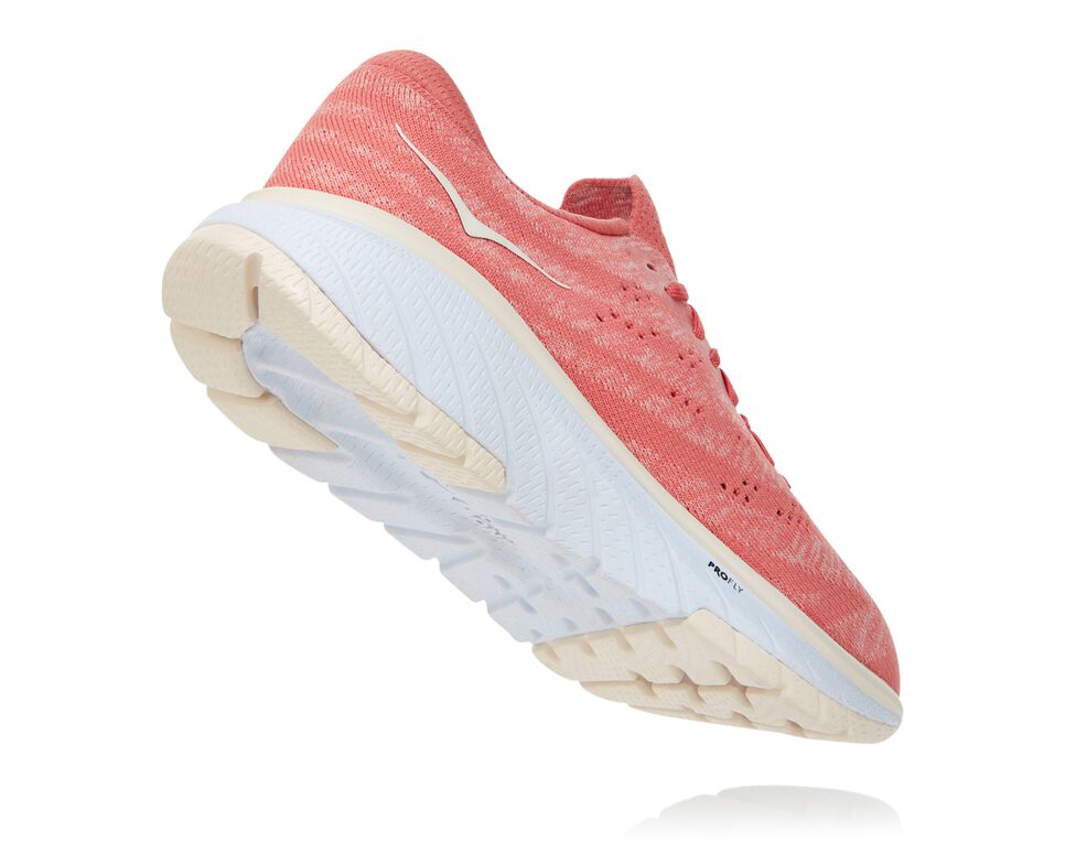 Hoka One One Cavu 3 Stabila Löparskor Dam Lantana / Eggnog | 16EBLUDWV