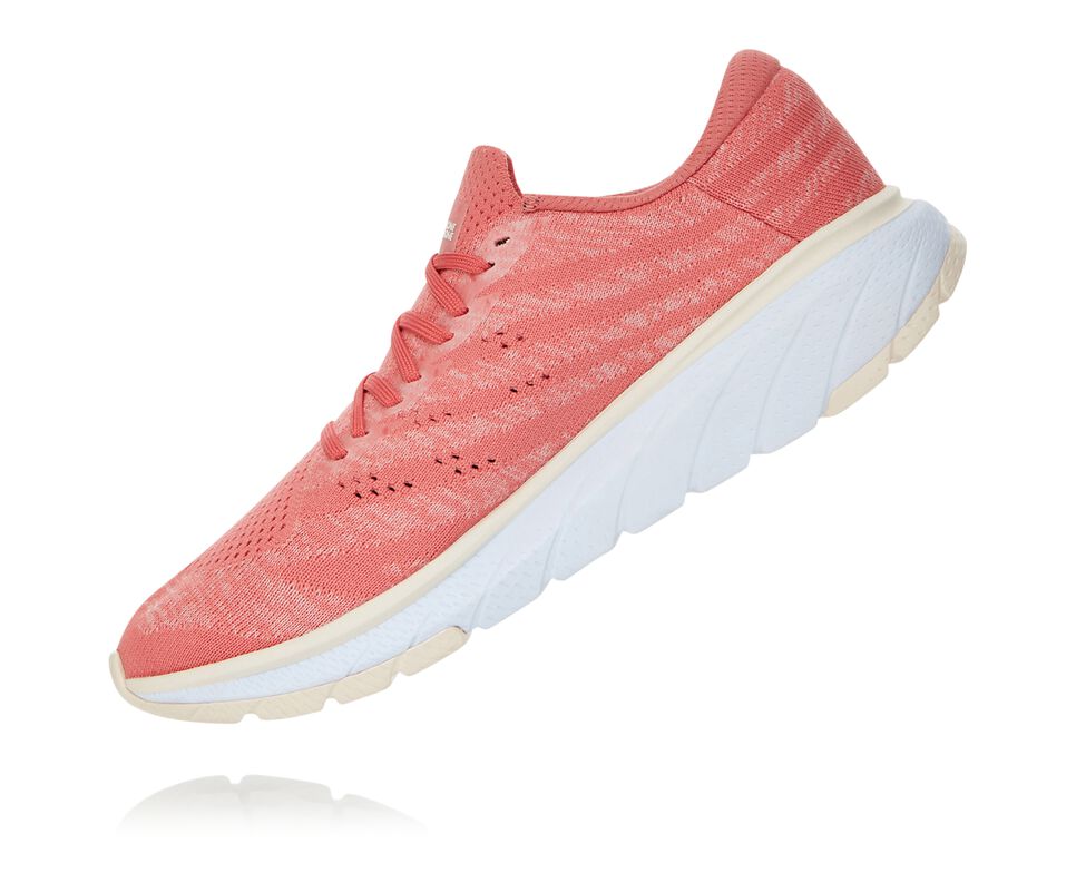 Hoka One One Cavu 3 Stabila Löparskor Dam Lantana / Eggnog | 16EBLUDWV