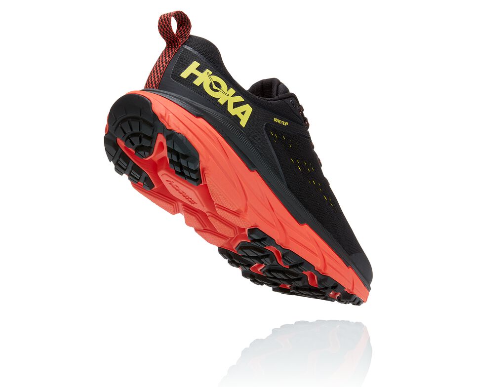 Hoka One One Challenger ATR 6 GORE-TEX Trail löparskor Herr Svarta Gröna | 52TFRGOIL