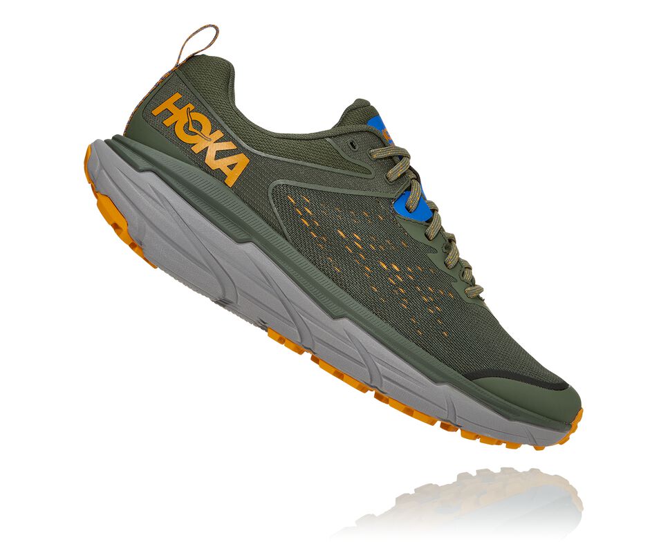 Hoka One One Challenger ATR 6 Trail löparskor Herr Thyme / Sharkskin | 07EPVYUDJ