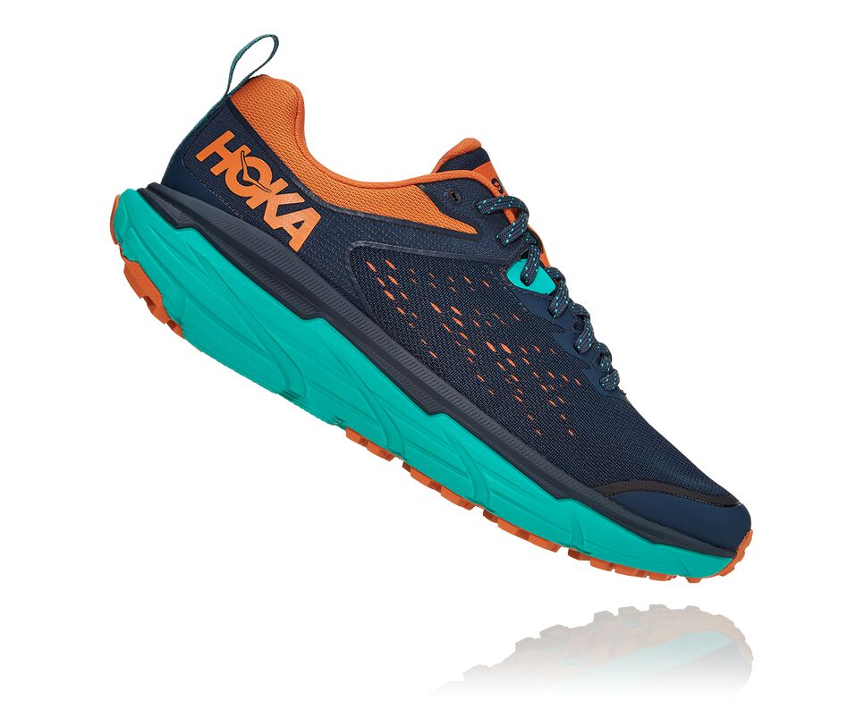 Hoka One One Challenger ATR 6 Trail löparskor Herr Outer Space / Atlantis | 46IBXVFRH